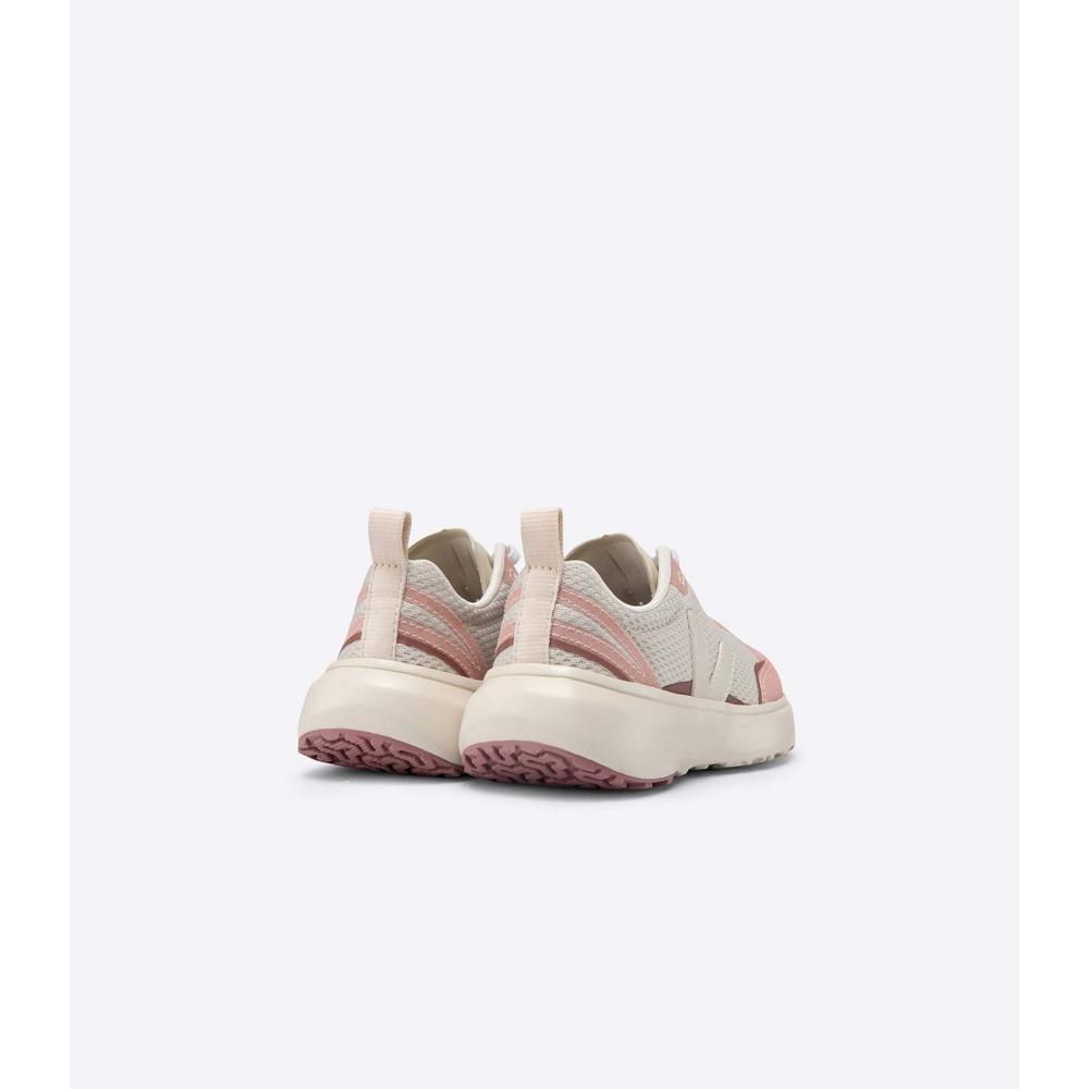 Veja CANARY ELASTIC LACE Kids' Shoes Beige | NZ 768NWY